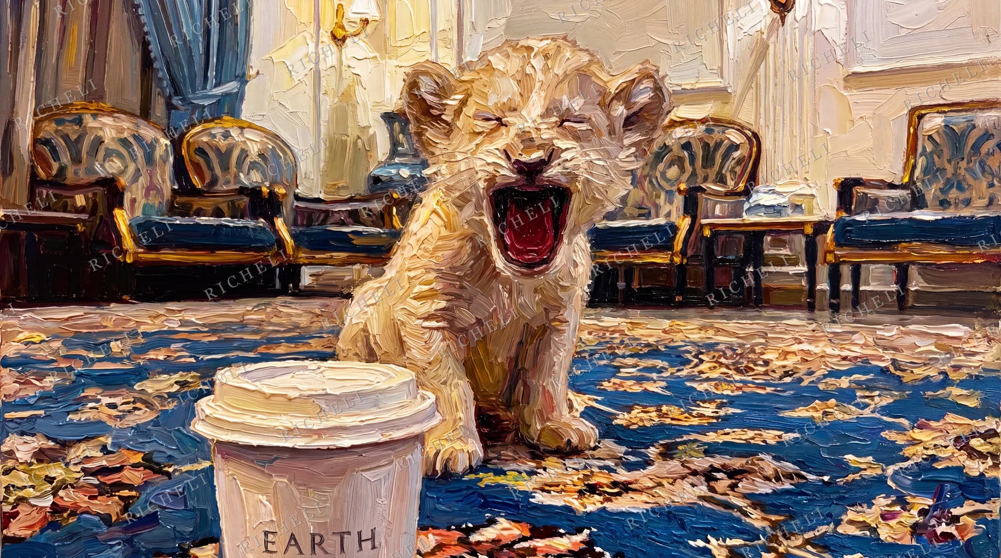 A Richeli painting from the Wild Side collection